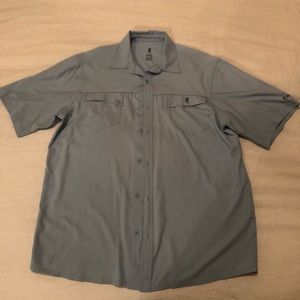 Browning Tech Mens Button Up XL